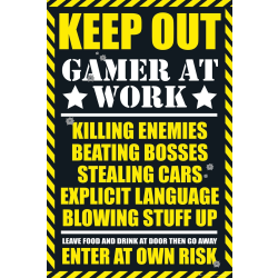 Gaming - Keep out multifärg