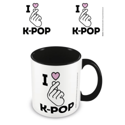 K-Pop - I Love K-Pop - Black - Mugg multifärg