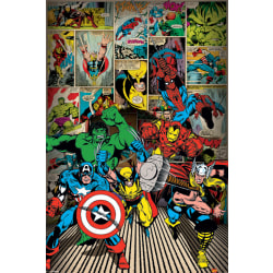 Marvel Comics - Here Come The Heroes Multicolor