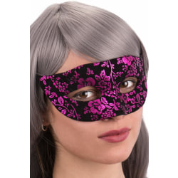 Ansiktsmask - Mask with black and pink velvet multifärg