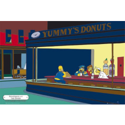 The Simpsons - Yummy´s Donuts multifärg