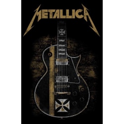 Posterflagga - Metallica - Hetfield guitar multifärg