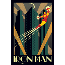 Iron Man - Art Deco Multicolor