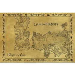 Game of Thrones - Antiikki kartta Multicolor
