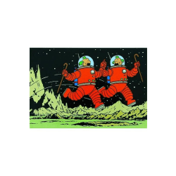 Tintin - Magnet - Dupontarna på månen multifärg