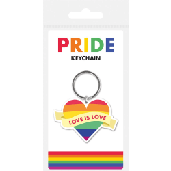 Nyckelring -  Pride - Love is Love multifärg