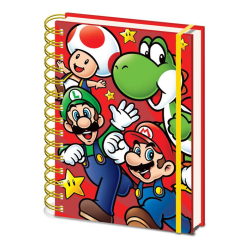 Anteckningsbok - Super Mario (Run) multifärg