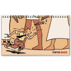 Tintin - Bordskalender 21cm x 12,5cm 2022 multifärg