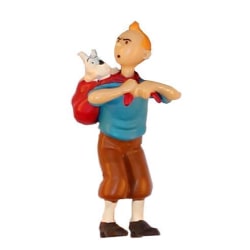 Tintin - PVC - Tintin med Milou på ryggen multifärg