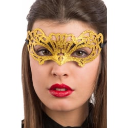 Ansiktsmask - Gold glitter mask multifärg