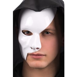 Ansiktsmask - Half face white Phantom of the opera mask multifärg