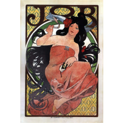 A3 Print - Alphonse Mucha - No4 Multicolor