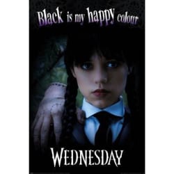 WEDNESDAY (BLACK IS MY HAPPY COLOUR) multifärg