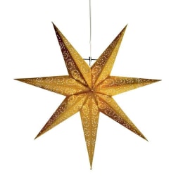 Antique hängande stjärna guld 60 cm
