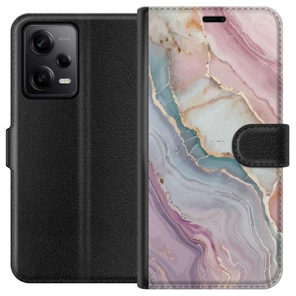 Plånboksfodral till Xiaomi Redmi Note 12 Pro med Marmor motiv