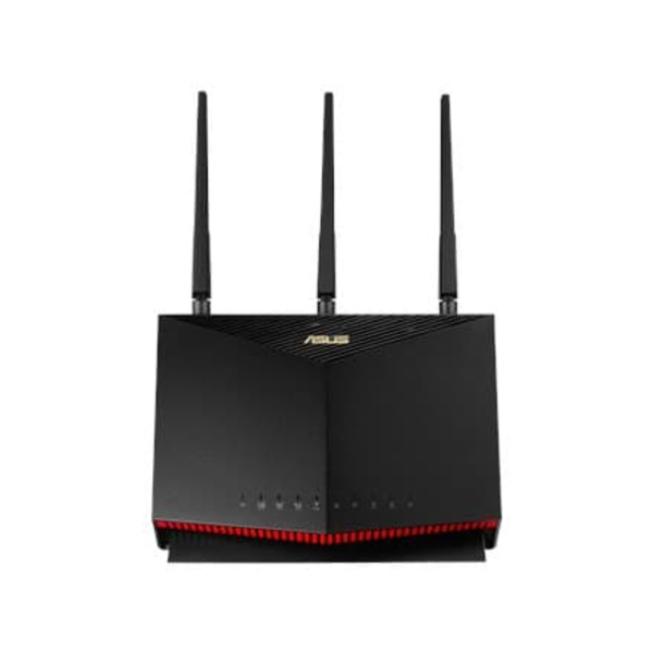 Wireless Router|ASUS|Wireless Router|2600 Mbps|Wi-Fi 5|USB 2.0|1 WAN|4x10/100/1000M|Number of antennas 4|4G-AC86U