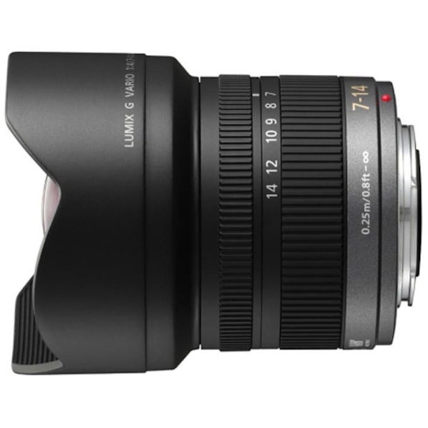 Panasonic Lumix G Vario 7-14mm f/4.0 ASPH. Sort