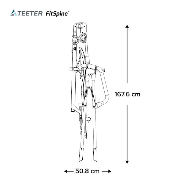 Inversinis Stalas TEETER FitSpine X3
