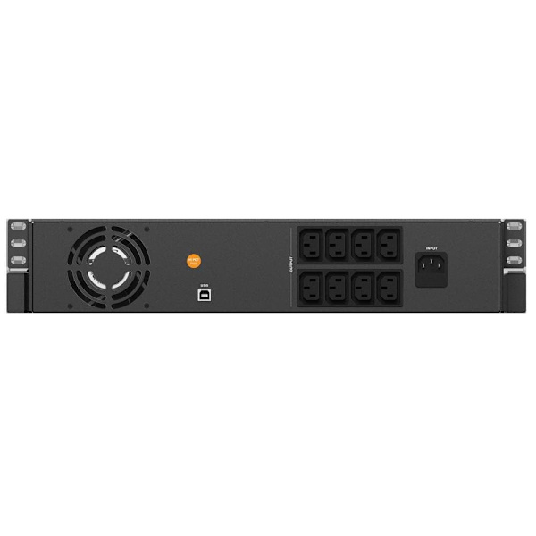 UPS NJOY, "CODE 2000 ", Line Int. cu sinusoida pura cu management, rack, 2000VA/1200W, AVR, IEC x 8, 2 x baterie GP09122L, display LCD, back-up 1 - 10