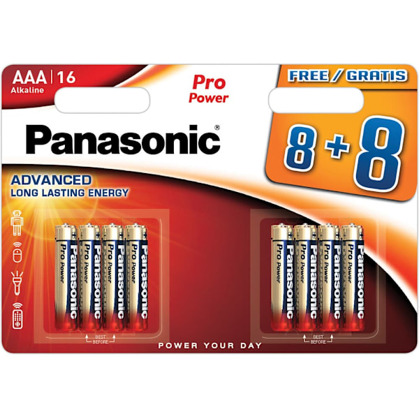 Panasonic Pro Power battery LR03PPG/16B (8+8pcs)