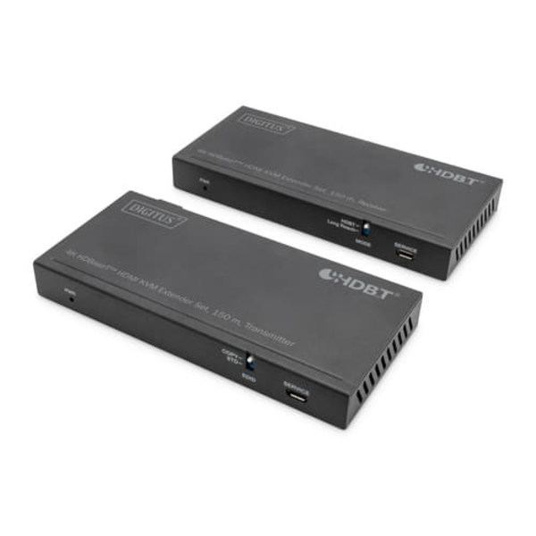 DIGITUS DS-55526 - transmitter and receiver - KVM / audio / USB/ infrared extender - HDBaseT