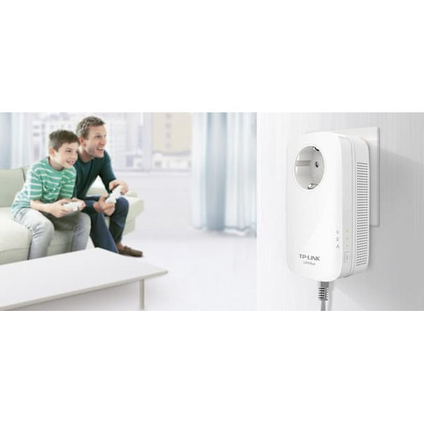 TP-LINK | AV1300 Gigabit Passthrough Powerline Starter Kit | TL-PA8010P KIT | 1300 Mbit/s | Ethernet LAN (RJ-45) ports 1 | No Wi-Fi | Extra socket