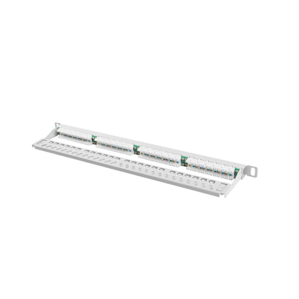 LANBERG PPU5-0024-S Patch Panel 24 port 0.5U cat. 5e grey