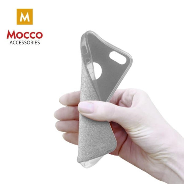 Mocco Glitter Ultra Back Case 0.3 mm Silicone Case for Samsung A310 Galaxy A3 (2016) Silver