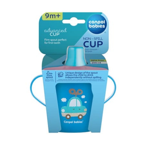 CANPOL BABIES anywayup non-spill cup 250 ml, blue, 31/200_blu