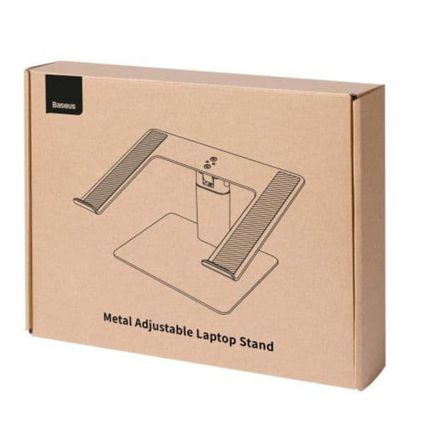 Laptop stand Baseus 11-17", adjustable (silver)