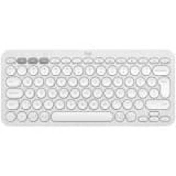 LOGITECH K380S Bluetooth Keyboard - TONAL WHITE - US INT'L