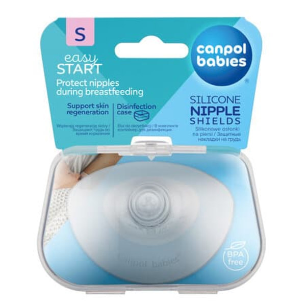 CANPOL BABIES nipple shields Premium S, 2pcs., 18/602