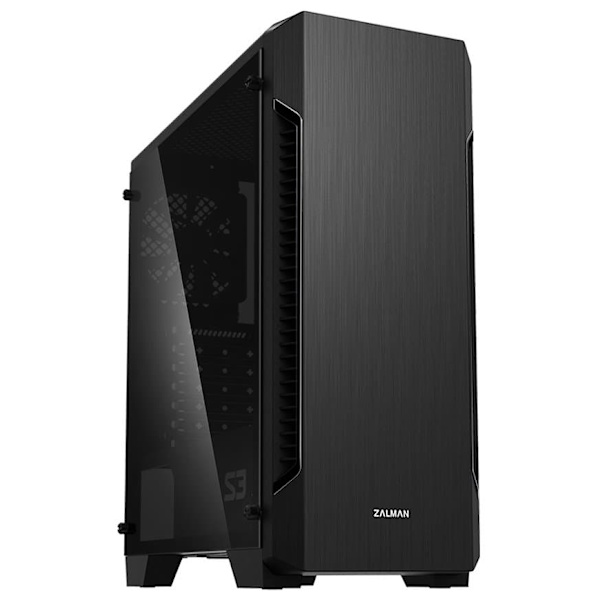 Obudowa S3 TG ATX Mid Tower PC Case TG fan x3