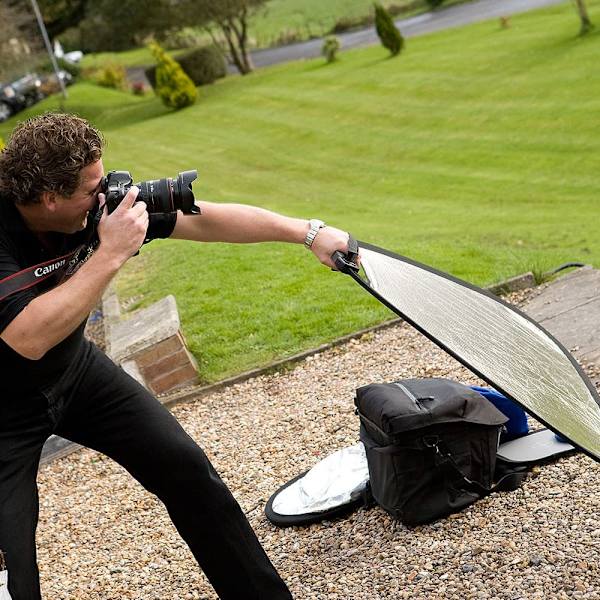 Manfrotto reflector Tri Grip 75cm, golden/white (LA-3641)