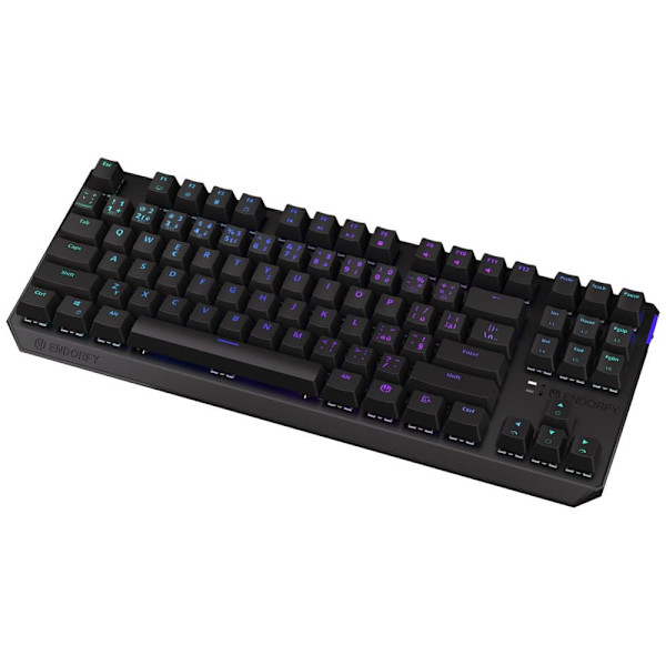 Endorfy herní klávesnice Thock TKL Wireless Red / RGB / red sw. / bezdrátová / mechanická / CZ/SK layout / černá