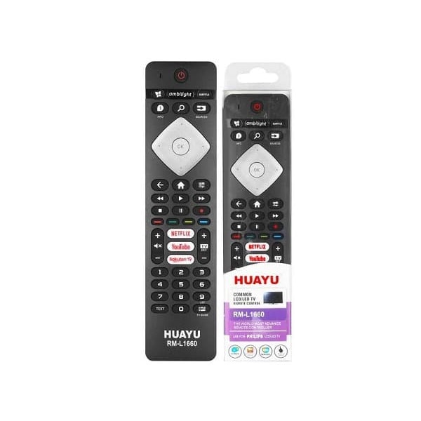 Lamex LXP1660 TV remote control Philips RM-L1660 Smart / Netflix / Youtube / Rakuten / Ambilight