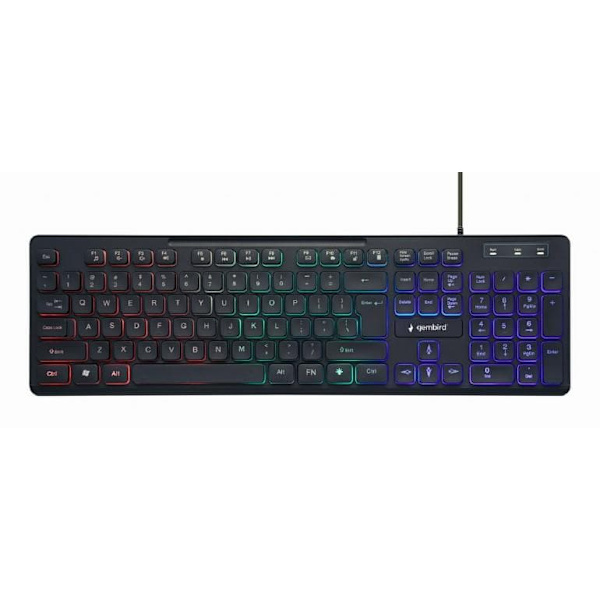 Gembird Rainbow Backlight Svart