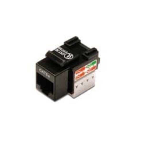 Class D CAT 5e Keystone Jack | DN-93501 | Unshielded RJ45 to LSA | Cable installation via LSA strips, color coded according to EIA/TIA 568 A & B; The