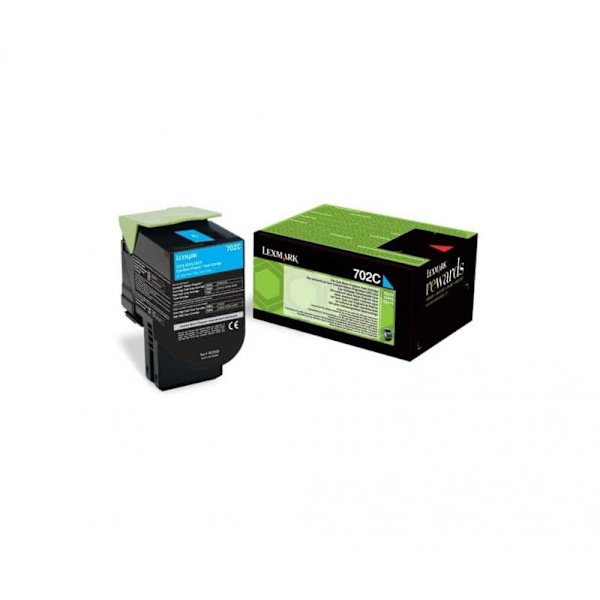Lexmark 702C R toner cartridge 1 pc(s) Original Cyan
