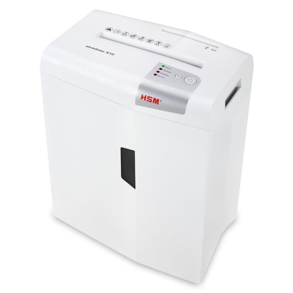 HSM shredstar X10 document shredder, 4.5 x 30 mm + separate CD-cutting mechanism
