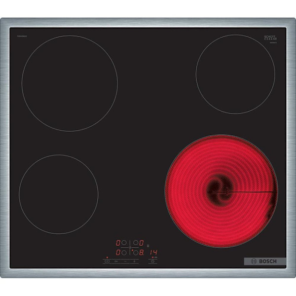 Bosch Serie 4 PKE645BB2E Hob Black Built-in Ceramic 4 zone(s) Sort