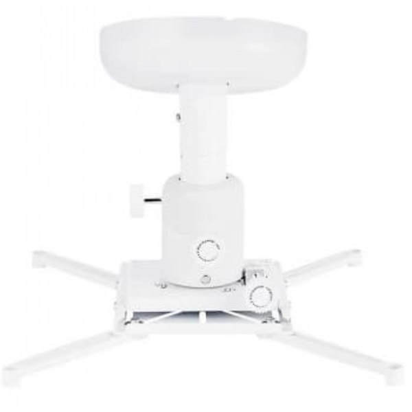 Multibrackets M Universal Projector Ceiling mount with Fine tune | Fixed 200mm | Ceiling | Max 15kg | White