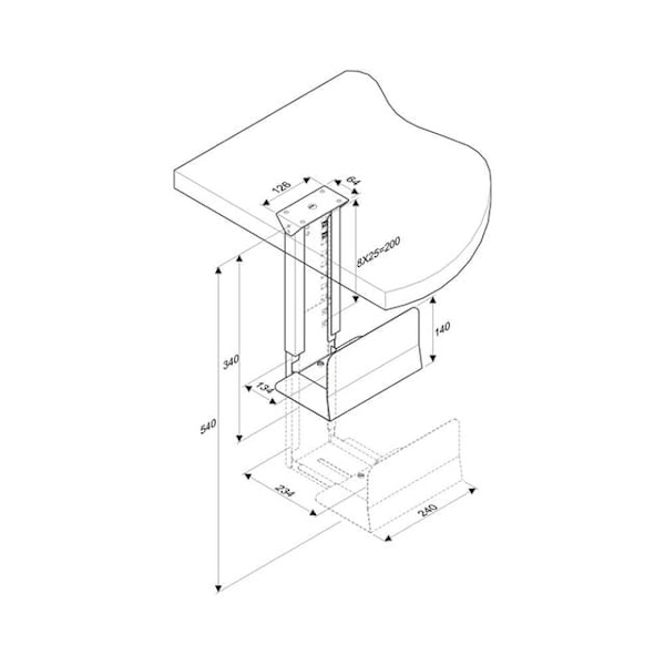 Neomounts CPU-D200SILVER CPU holder - max 30 kg - universal