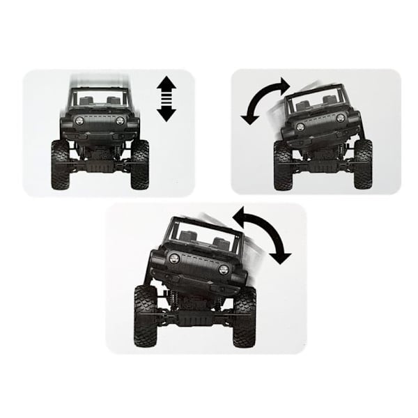 Red Remote Controlled Jeep Terrain Car 2.4G