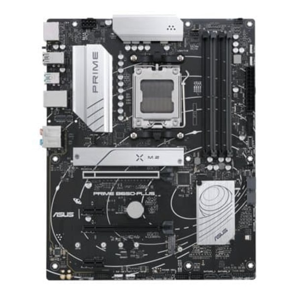 Asus | PRIME B650-PLUS | Processor family AMD | Processor socket AM5 | DDR5 DIMM | Memory slots 4 | Supported hard disk drive interfaces SATA, M.2 |