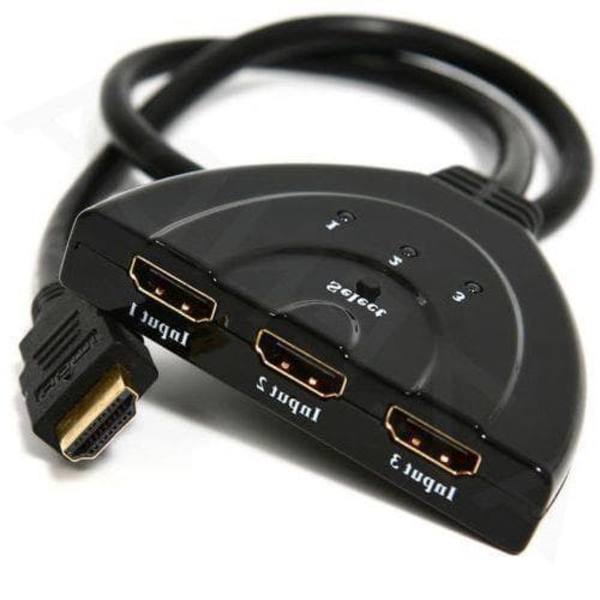 GEMBIRD DSW-HDMI-35 HDMI interface switch 3 ports built-in cable