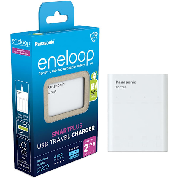 USB battery charger PANASONIC Eneloop Smartplus BQ-CC87 (BQ-CC87USB)
