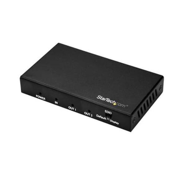 StarTech.com HDMI Splitter - 2-Port - 4K 60Hz - HDMI Splitter 1 In 2 Out - 2 Way HDMI Splitter - HDMI Port Splitter (ST122HD202) - video/audio splitte