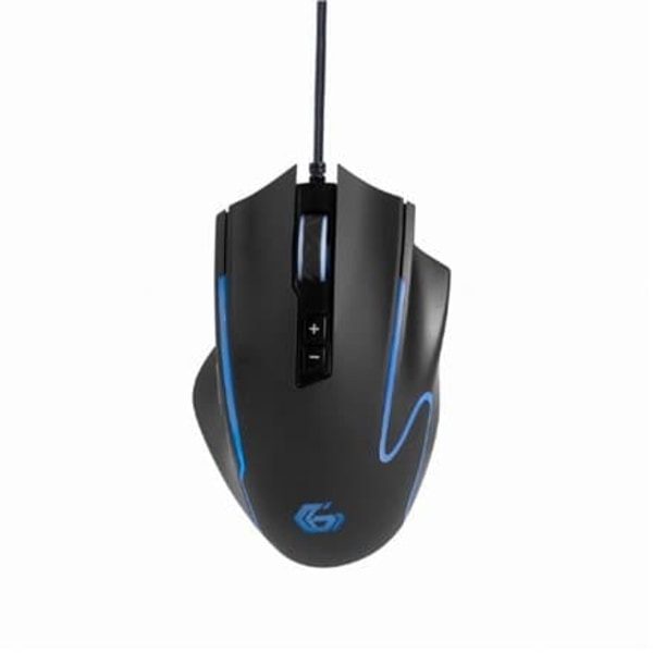 Datorpele Gembird USB Gaming RGB Backlighted Mouse Black Svart