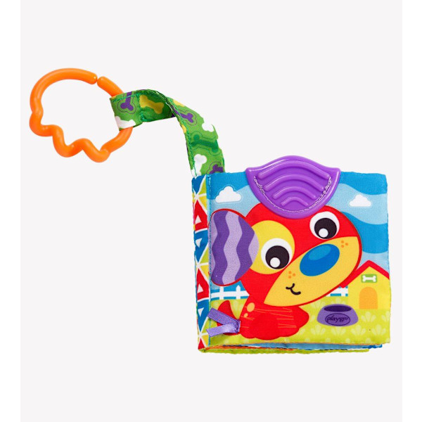 PLAYGRO activity toy  A Day at the Farm Teether Book, 0186967